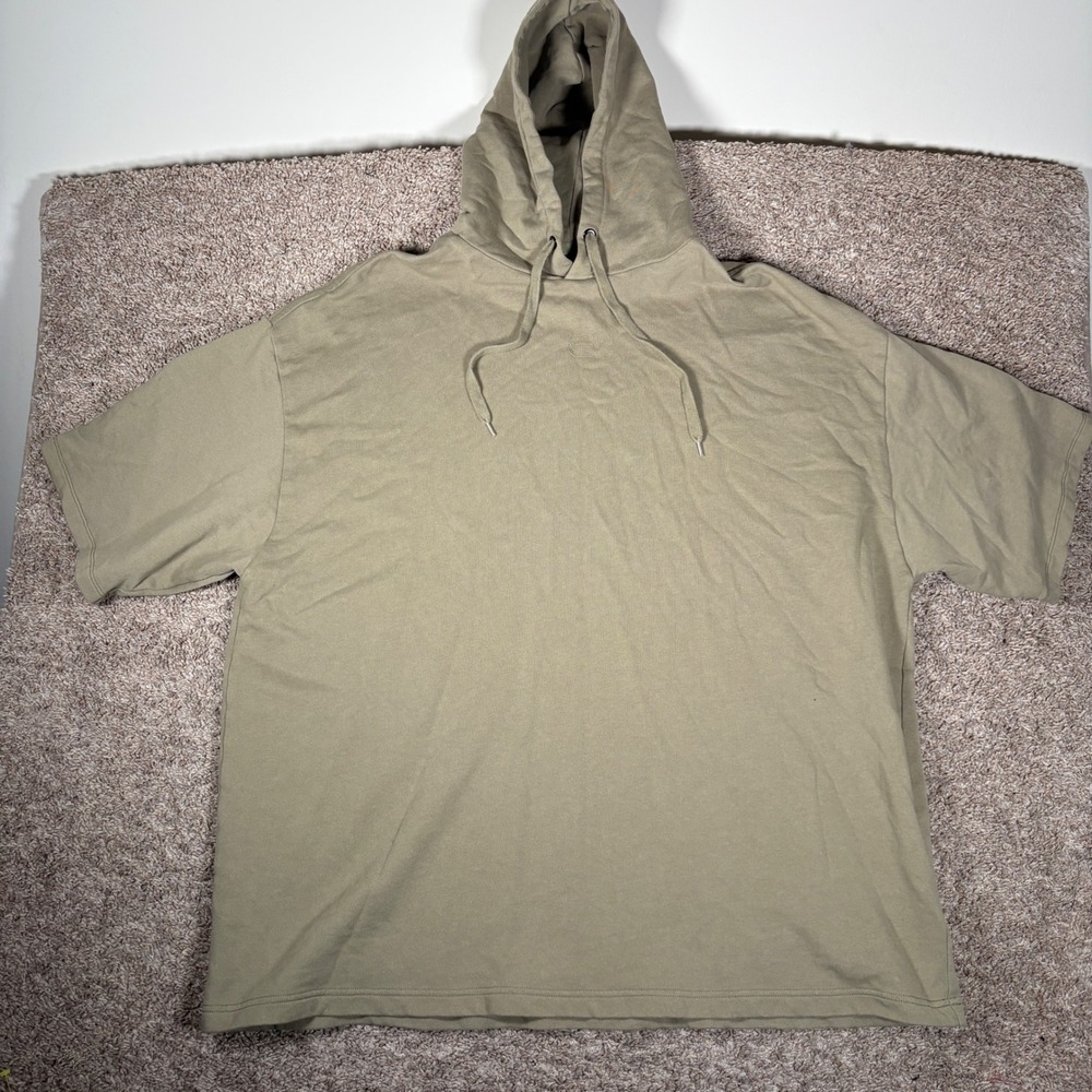 G-Star Raw Womens XXL Hooded SW S/S Olive Green Oversized Hoodie One Size PC
